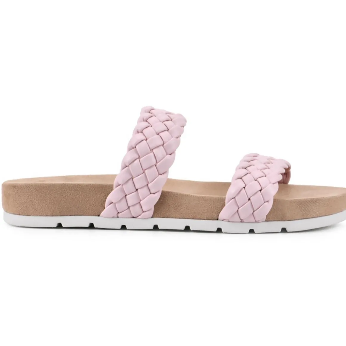 Truly Braided Cushioned Footbed Slide Sandals