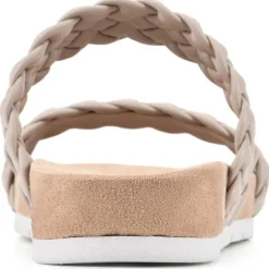 Truly Braided Cushioned Footbed Slide Sandals