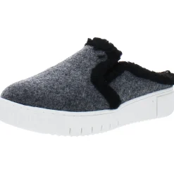 Truly-Cozy Faux Fur Lined Slip On Mules