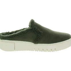 Truly-Cozy Faux Fur Lined Slip On Mules