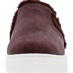 Truly-Cozy Faux Fur Lined Slip On Mules
