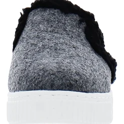 Truly-Cozy Faux Fur Lined Slip On Mules