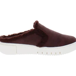 Truly-Cozy Faux Fur Lined Slip On Mules