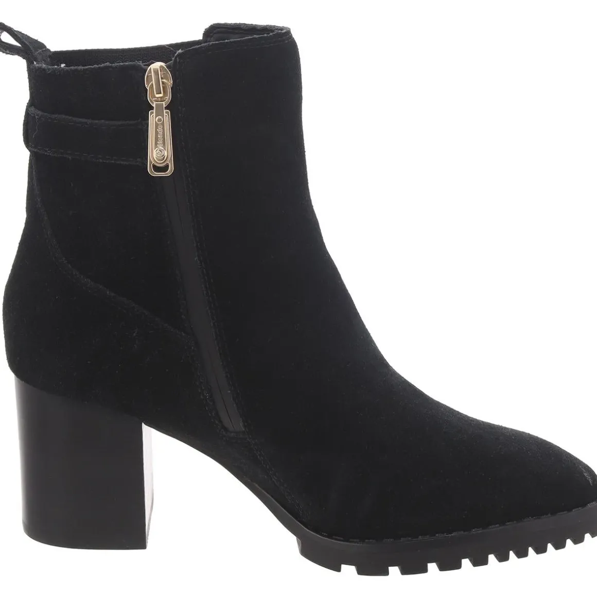 Turner Suede Block Heel Ankle Boots