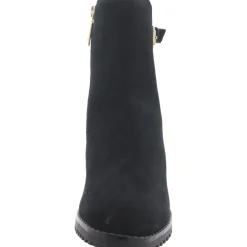 Turner Suede Block Heel Ankle Boots