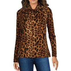 Turtleneck Tee Convertible Face Mask Turtleneck Top