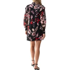 Twice As Cute Floral Print Babydoll Dress