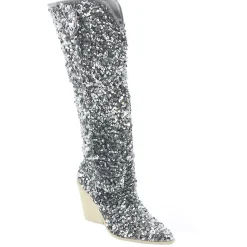 Tyrus Pointed Toe Pull On Knee-High Boots