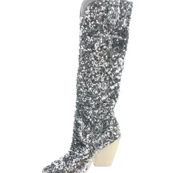 Tyrus Pointed Toe Pull On Knee-High Boots