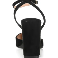 Tyyra Ankle Strap Pointed Toe Slingback Heels