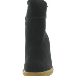 Ulayna Suede Faux Fur Wedge Boots