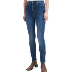 Ultra High Rise Medium Wash Skinny Jeans