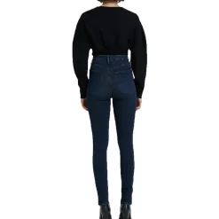 Ultra High Rise Medium Wash Skinny Jeans