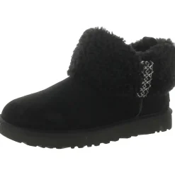 Ultra Mini Suede Winter Shearling Boots