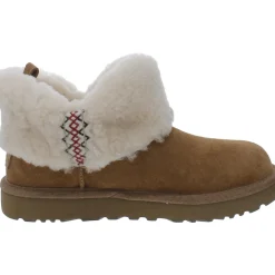 Ultra Mini Suede Winter Shearling Boots