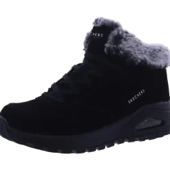 Uno Rugged Wintriness Suede Memory Foam Winter & Snow Boots