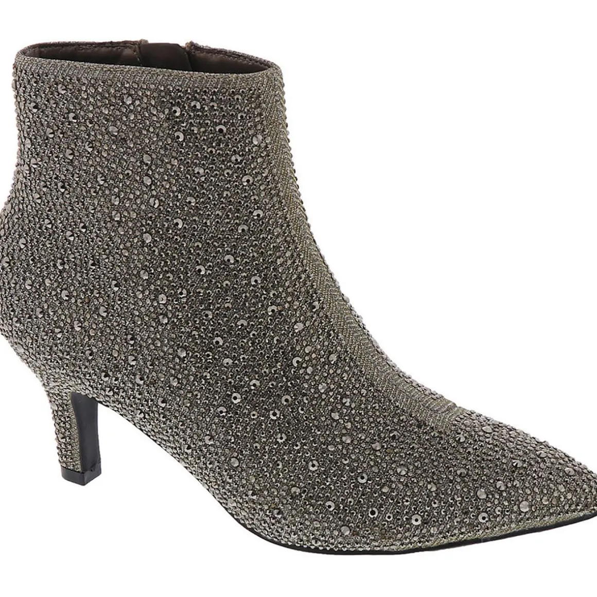 Ursula Rhinestone Pointed Toe Booties