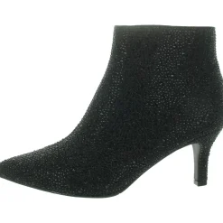 Ursula Rhinestone Pointed Toe Booties