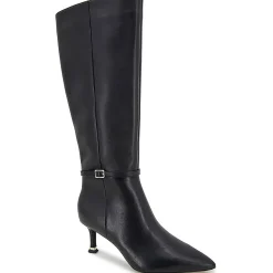 Utah Zipper Leather Knee-High Boots