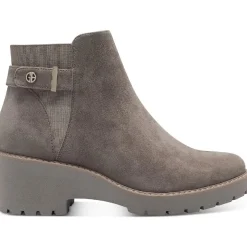 Vaass Suede Ankle Wedge Boots
