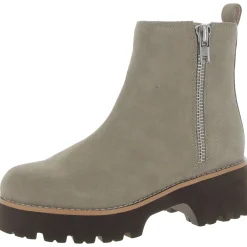 Valen Suede Platform Ankle Boots