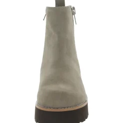 Valen Suede Platform Ankle Boots