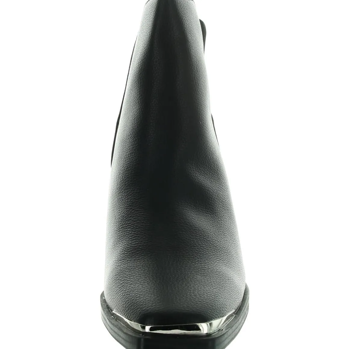 VALESKA Laceless Faux Leather Ankle Boots