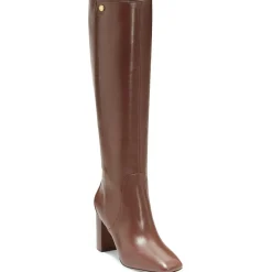 Valley Leather Square Toe Knee-High Boots
