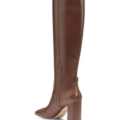 Valley Leather Square Toe Knee-High Boots