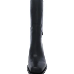 Vance Buckle Square Toe Mid-Calf Boots