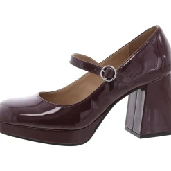 Vaneciaa Buckle Slip On Mary Jane Heels