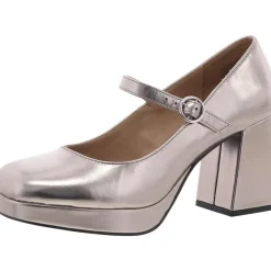 Vaneciaa Buckle Slip On Mary Jane Heels