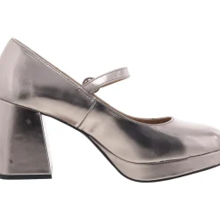 Vaneciaa Buckle Slip On Mary Jane Heels