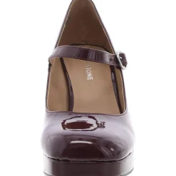 Vaneciaa Buckle Slip On Mary Jane Heels