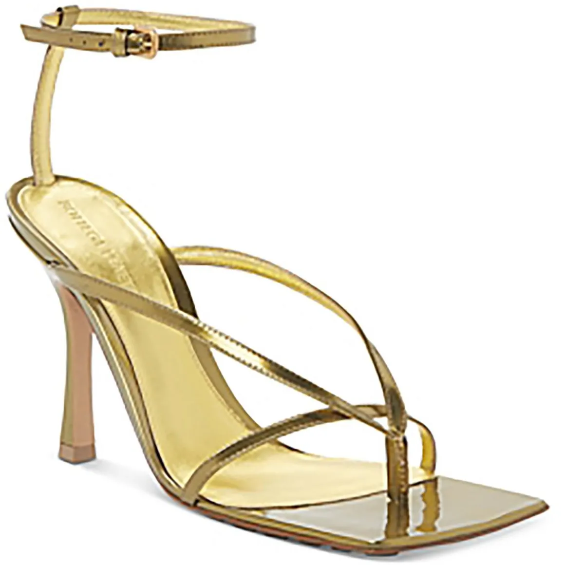 608835V2BG0 Strappy Leather Ankle Strap