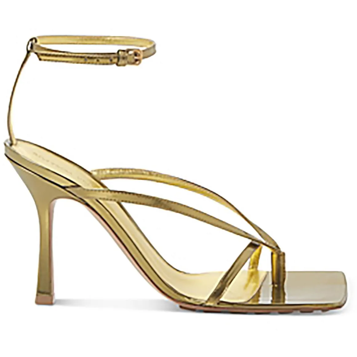 608835V2BG0 Strappy Leather Ankle Strap