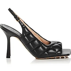 729765VBRR0 Textured Slingback Heels