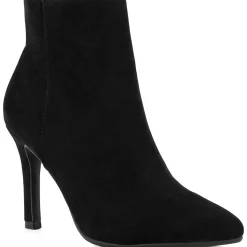 Vecna Zipper Faux Leather Booties