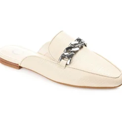 Vegan Leather Slip on Mules