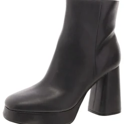 Velo 3 Faux Leather Block Heel Mid-Calf Boots