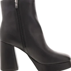 Velo 3 Faux Leather Block Heel Mid-Calf Boots