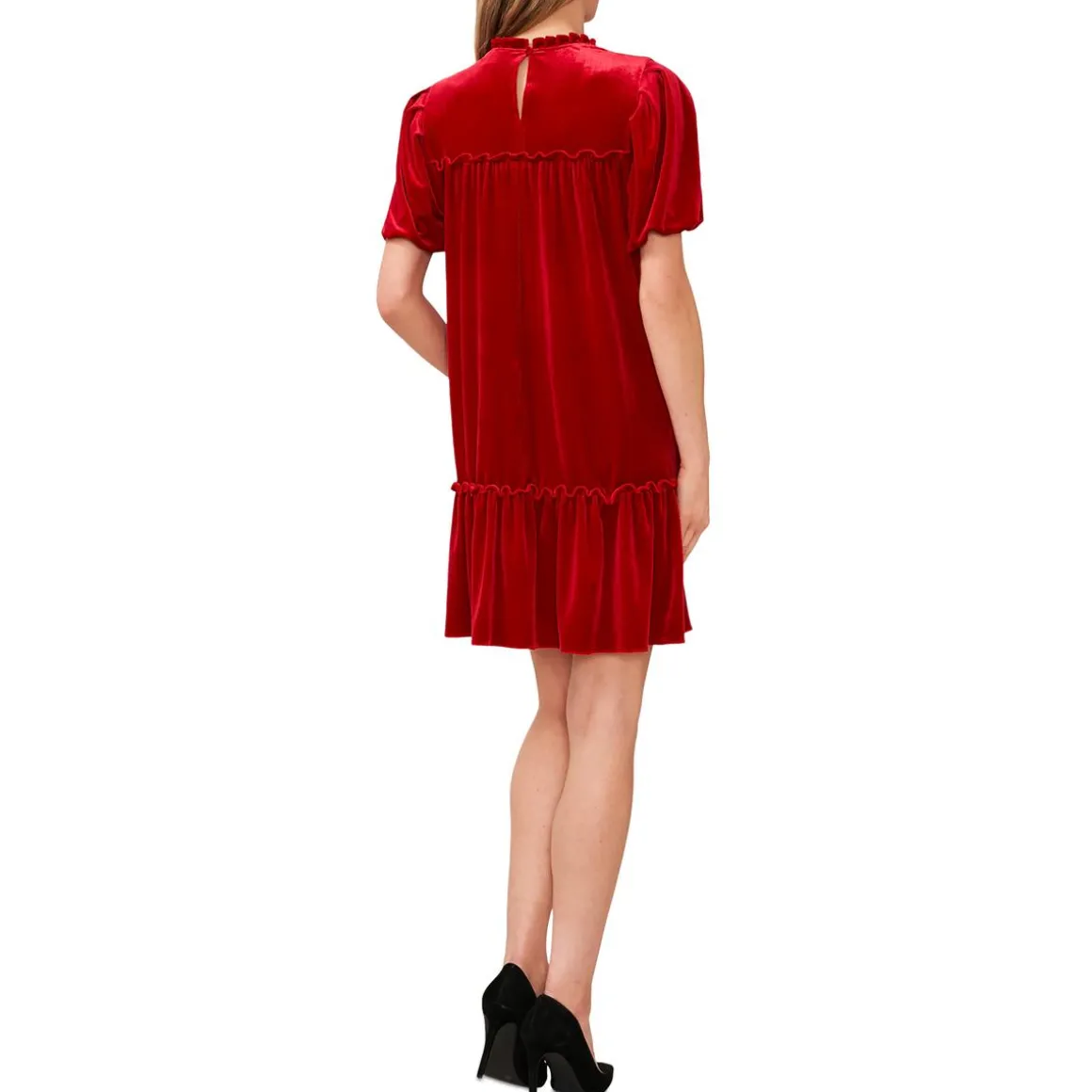 Velour Shift Dress