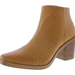 Velta Cushioned Footbed Faux Leather Booties