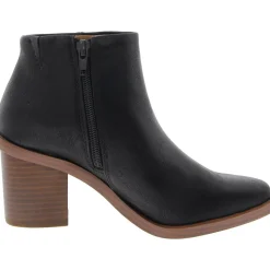Velta Cushioned Footbed Faux Leather Booties