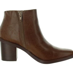 Velta Cushioned Footbed Faux Leather Booties