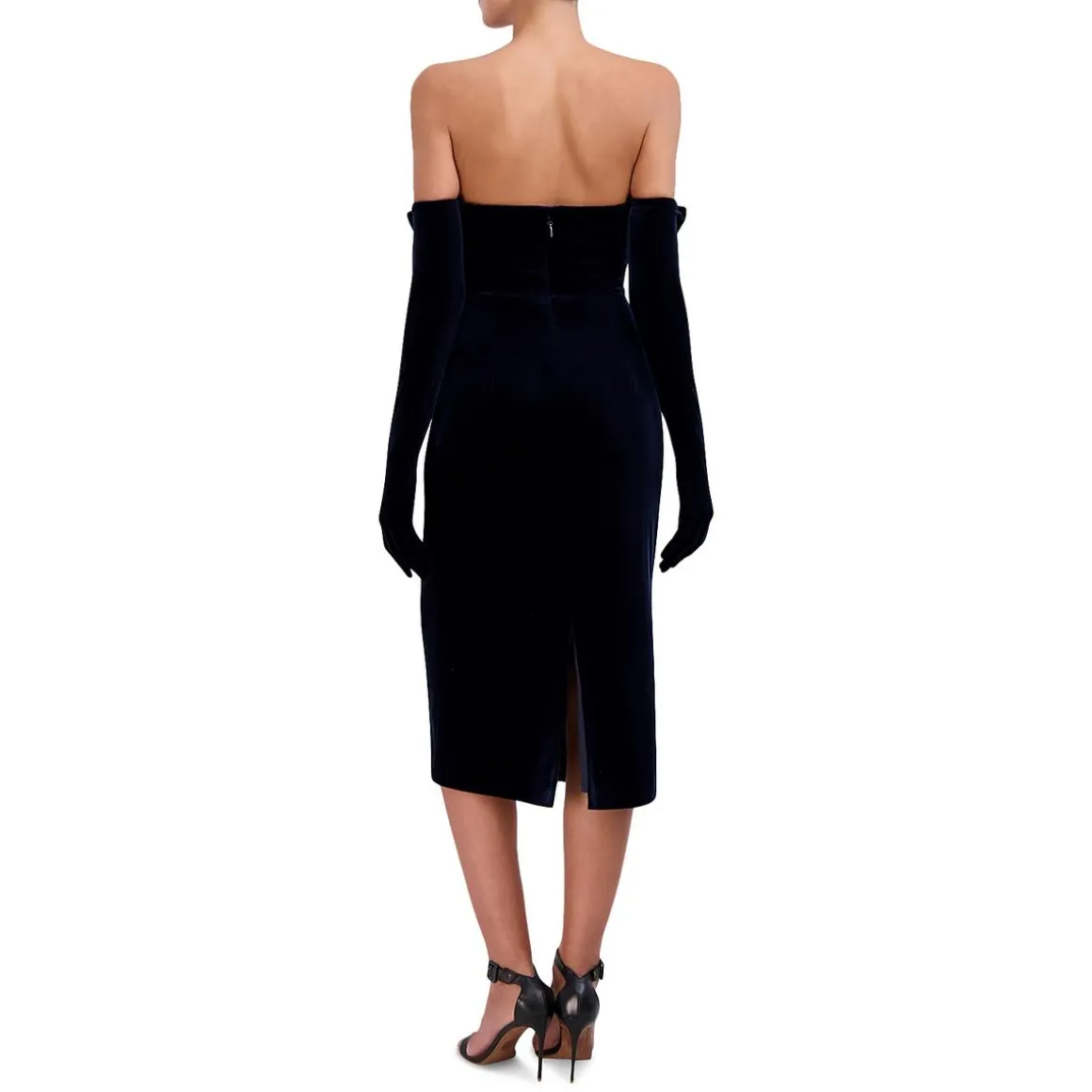 Velvet Gloves Midi Dress