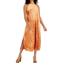 Velvet Halter Halter Dress