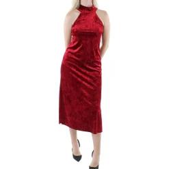 Velvet Halter Halter Dress