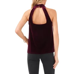 Velvet Halter Top