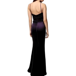 Velvet Long Evening Dress